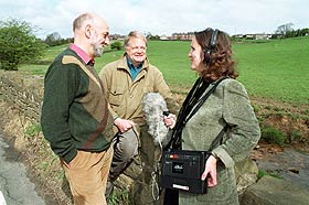 On location at Flockton